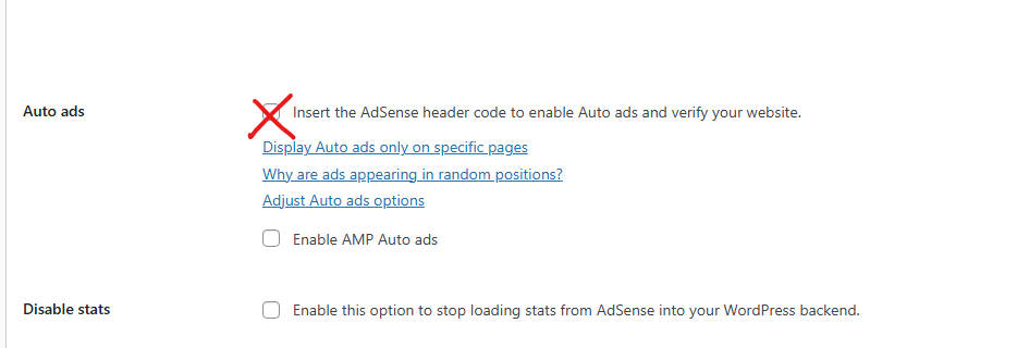 advanced ad 애드센스 헤더 로딩 부분 설정
